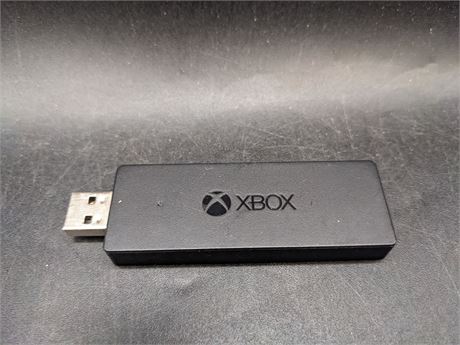 OFFICIAL MICROSOFT WIRELESS CONTROLLER ADAPTER USB RECEIVER - UNTESTED