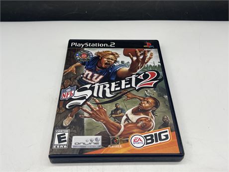 PS2 - NFL STREET 2 - BLACK LABEL - CIB (NEVER PLAYED MINT DISC)