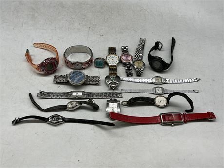 LOT OF WOMANS WATCHES