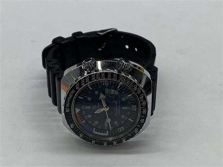 MORTIMA 21 JEWEL SUPER DATOMATIC DIVING MENS WATCH - EXCELLENT CONDITION
