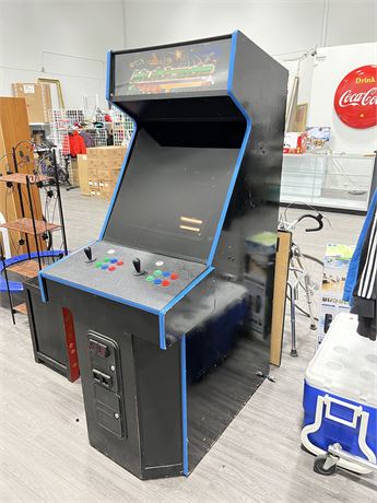 MULTICADE LARGE ARCADE MACHINE W/ AFTER MARKET HP 2009M MONITOR REPLACING