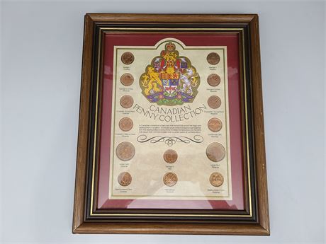 FRAMED PENNY COLLECTION