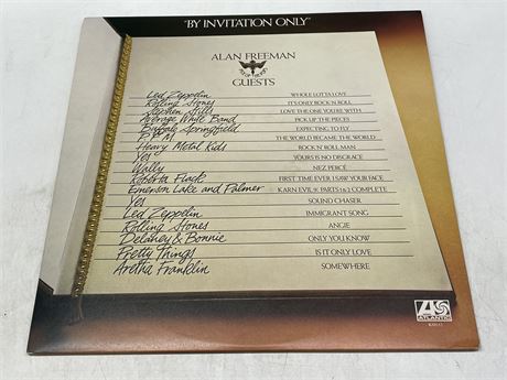 1976 VARIOUS ARTISTS OG UK PRESS - BY INVITATION ONLY 2 LP’S - NEAR MINT (NM)