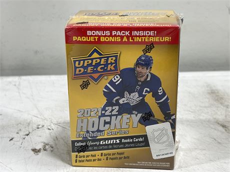 SEALED NHL UD 2021/22 CARD BOX