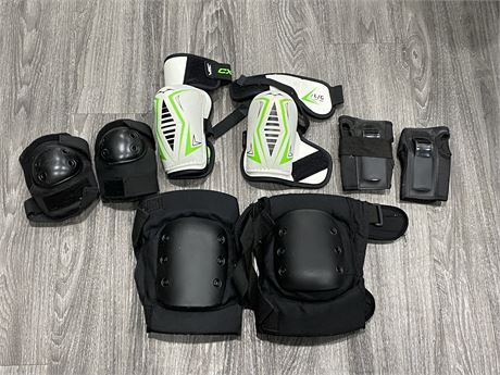 LOT OF PROTECTIVE GEAR/EQUIPMENT