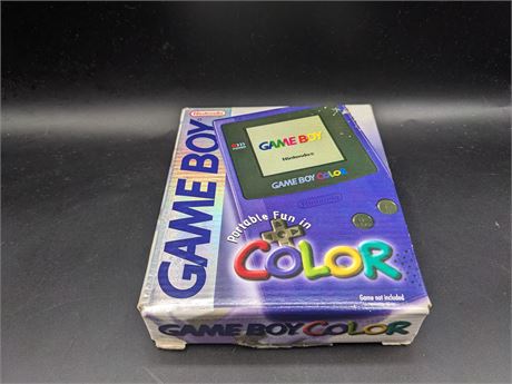 GAMEBOY COLOR CONSOLE WITH BOX - VERY GOOD CONDITION