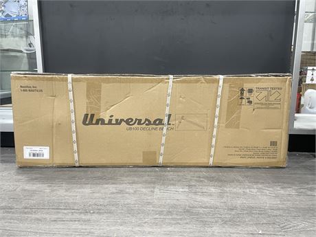 UNIVERSAL UB100 NEW IN BOX DECLINE BENCH 15”x15”x6”