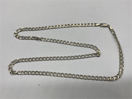 LARGE 925 ITALIAN STERLING SILVER MENS NECKLACE