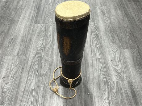 AFRICAN SOLID WOOD DRUM (26”)