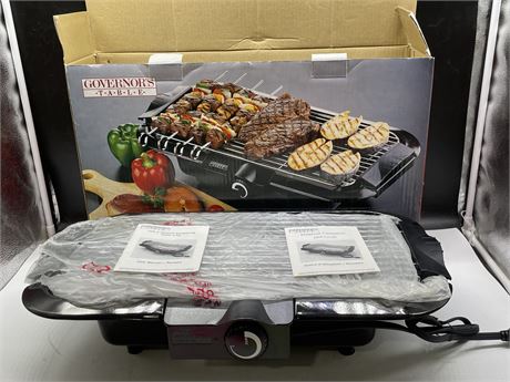 GOVERNORS TABLE INDOOR BARBECUE NEW IN BOX