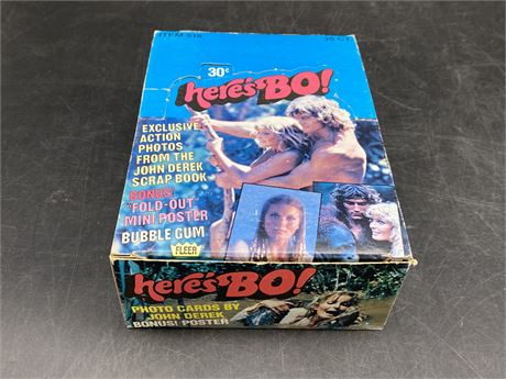 1981 BO DEREK TOPPS 36 PACK BOX