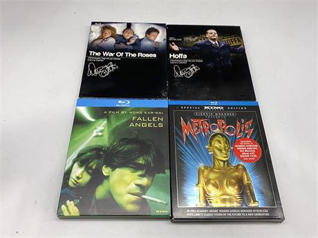 4 OUT OF PRINT BLU RAYS (One sealed)