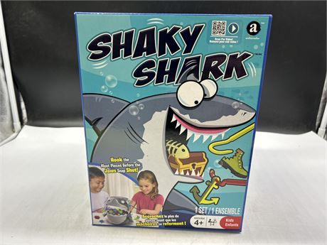 NEW/OPEN BOX SHAKY SHARK KIDS GAME