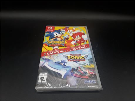 SEALED - SONIC MANIA / TEAM SONIC RACING - SWITCH