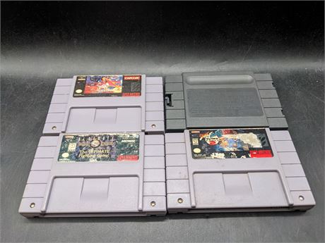 SUPER NINTENDO GAMES - TESTED & WORKING