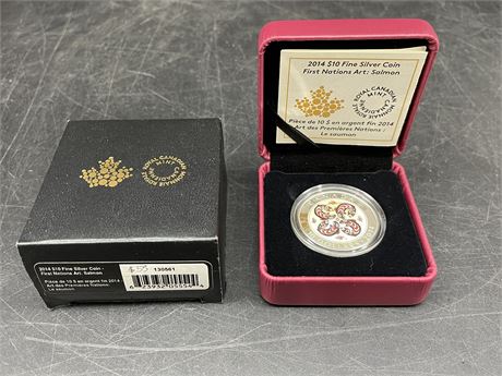 14’ $10 ROYAL CANADIAN MINT FINE SILVER COIN