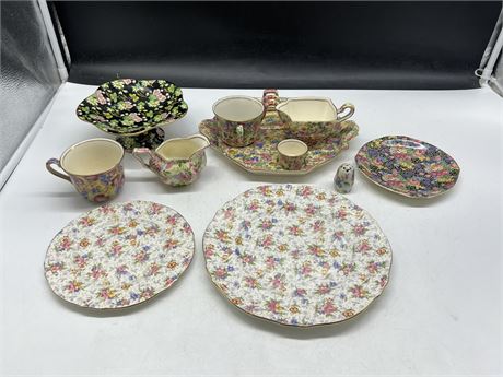 12 PIECES OF MISC ROYAL WINTON CHINA