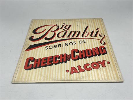 CHEECH & CHONG - BIG BAMBU - EXCELLENT (E) - INCLUDES ORIGINAL ROLLING PAPER