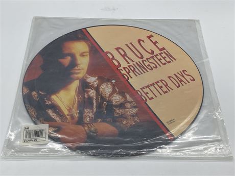 BRUCE SPRINGSTEEN - BETTER DAYS PICTURE DISC - EXCELLENT (E)