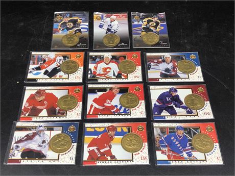 12 PINNACLE MINT COLLECTION NHL CARDS