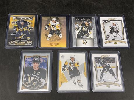 7 MISC. CROSBY CARDS