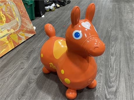 CHILDS RODY INFLATABLE BOUNCE HORSE - MADE IN ITALY - VHTF