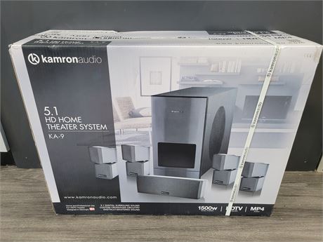 KAMRON AUDIO KA-9 HOME THEATER SYSTEM (new in box)