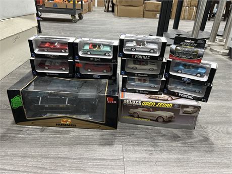 LOT OF DIECAST/MODEL CARS - ASSORTED SCALES & BRANDS