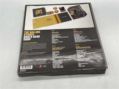 GOATS HEAD SOUP 3 CD BLUE RAY SUPER DELUXE BOX SET COMPLETE - NEAR MINT
