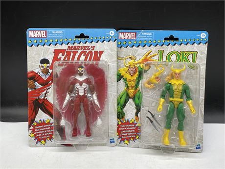 (2 NEW) IN PACKAGE MARVEL FIGURES