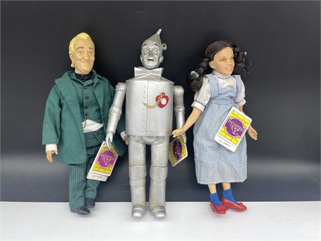 1980’s WIZARD OF OZ FIGURES W/ TAGS 14” LONG