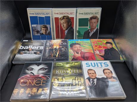 10 TV SERIES SEASONS - EXCELLENT CONDITION - DVD