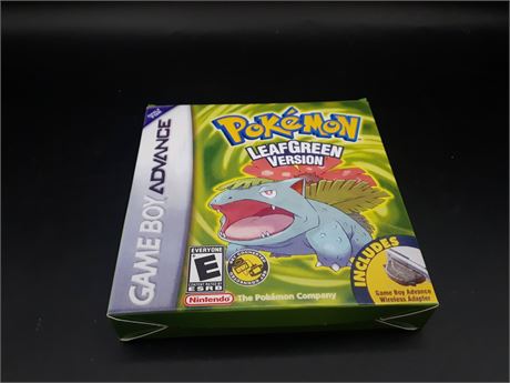 POKEMON LEAF GREEN (REPRODUCTION) WITH BOX - VERY GOOD CONDITION