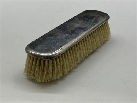 ANTIQUE STERLING SILVER CLOTHING BRUSH (6.5”)