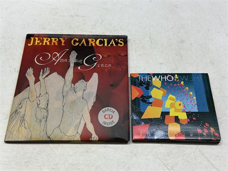 THE WHO CD SET W/JERRY GARCIA’S BOOK - EXCELLENT (E)