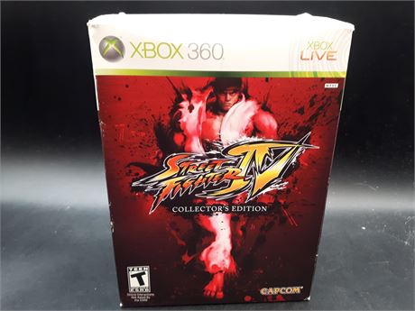 STREET FIGHER IV COLLECTORS EDITION - VERY GOOD CONDITION - XBOX 360