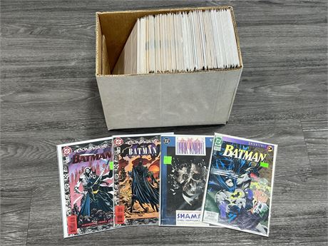 SHORTBOX OF BATMAN COMICS