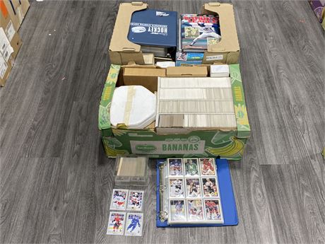 2 BOXES OF ASSORTED CARDS - ROOKIES, INSERTS, SETS