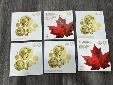 6 ROYAL CANADIAN MINT COIN SETS