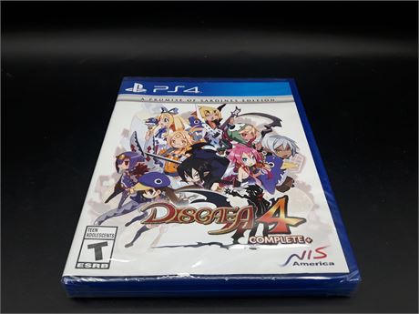 SEALED - DISGAEA 4 COMPLETE + - PS4