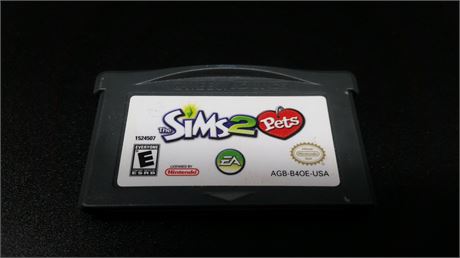 AUTHENTIC - SIMS 2 PETS (GBA)