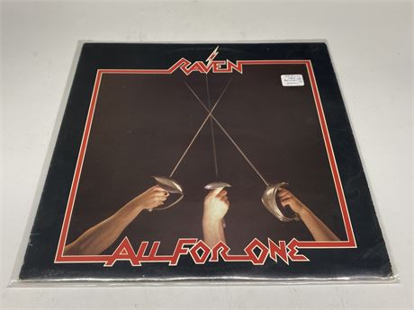 RAVEN - ALL FOR ONE - GOOD (G)