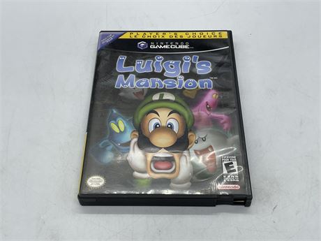 LUIGIS MANSION - GAMECUBE - COMPLETE WITH MANUAL