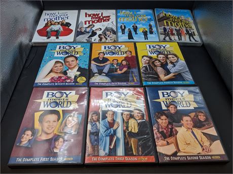 BOY MEETS WORLD & HOW I MET YOUR MOTHER - TV SEASONS - VERY GOOD CONDITION - DVD