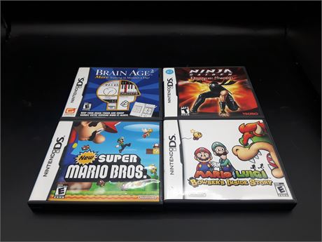 COLLECTION OF NINTENDO DS GAMES - VERY GOOD CONDITION