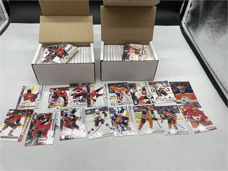 2 BOXES 2019/2020 UPPER DECK HOCKEY CARDS