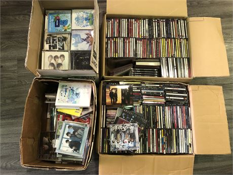 ~300 CD’s (ASSORTED TITLES)