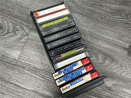 12 QUALITY BOOTLEG CASSETTE TAPES - EXCELLENT CONDITION