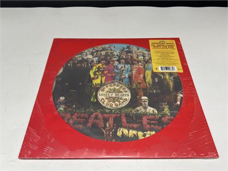 SEALED - SGT.PEPPERS - LONELY HEARTS CLUB BAND - PICTURE DISC