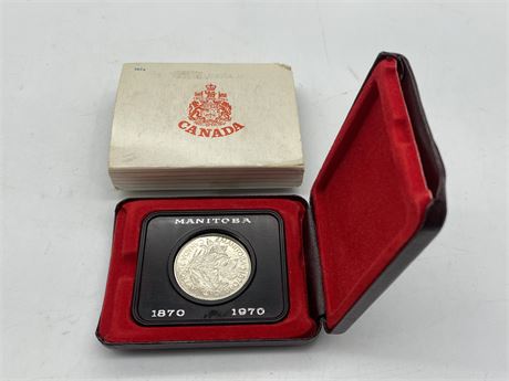 1970 CANADIAN DOLLAR IN CASE
